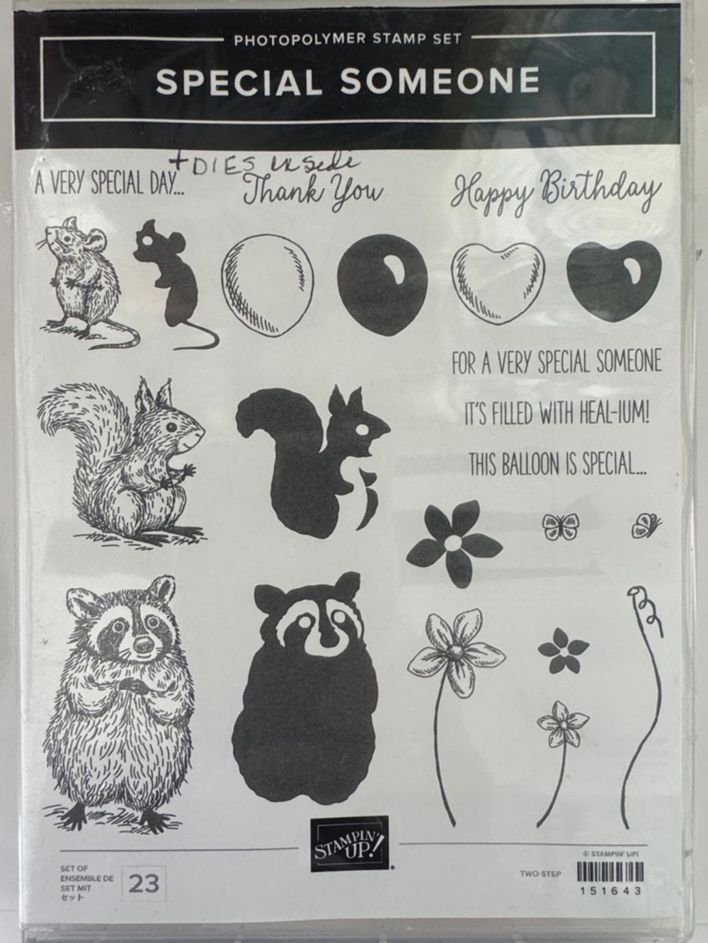 Stampin' Up! Special Someone I Photopolymer Stamp Set - Black and White